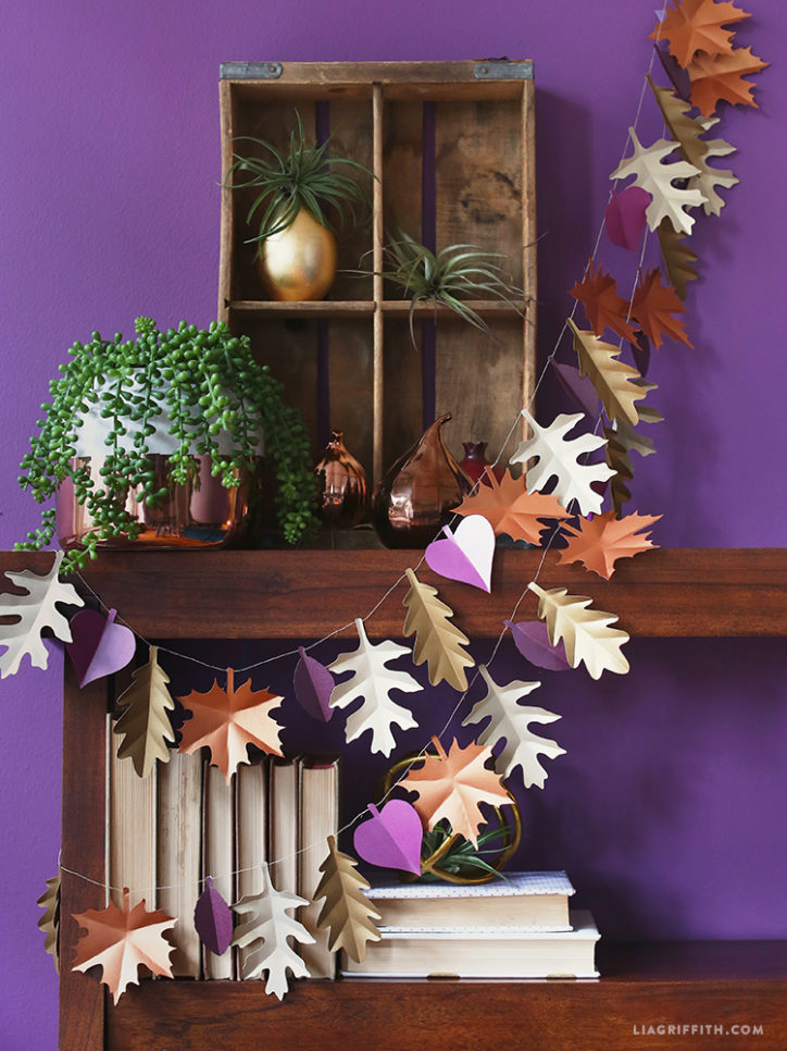 7 Ways to Use Paper Leaves for Fall Decor Lia Griffith