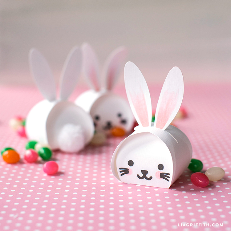 printable easter bunny treat boxes