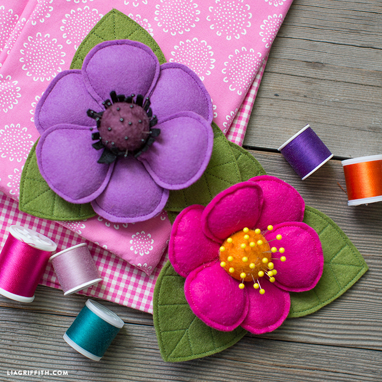 Felt Flower Diy Pincushion