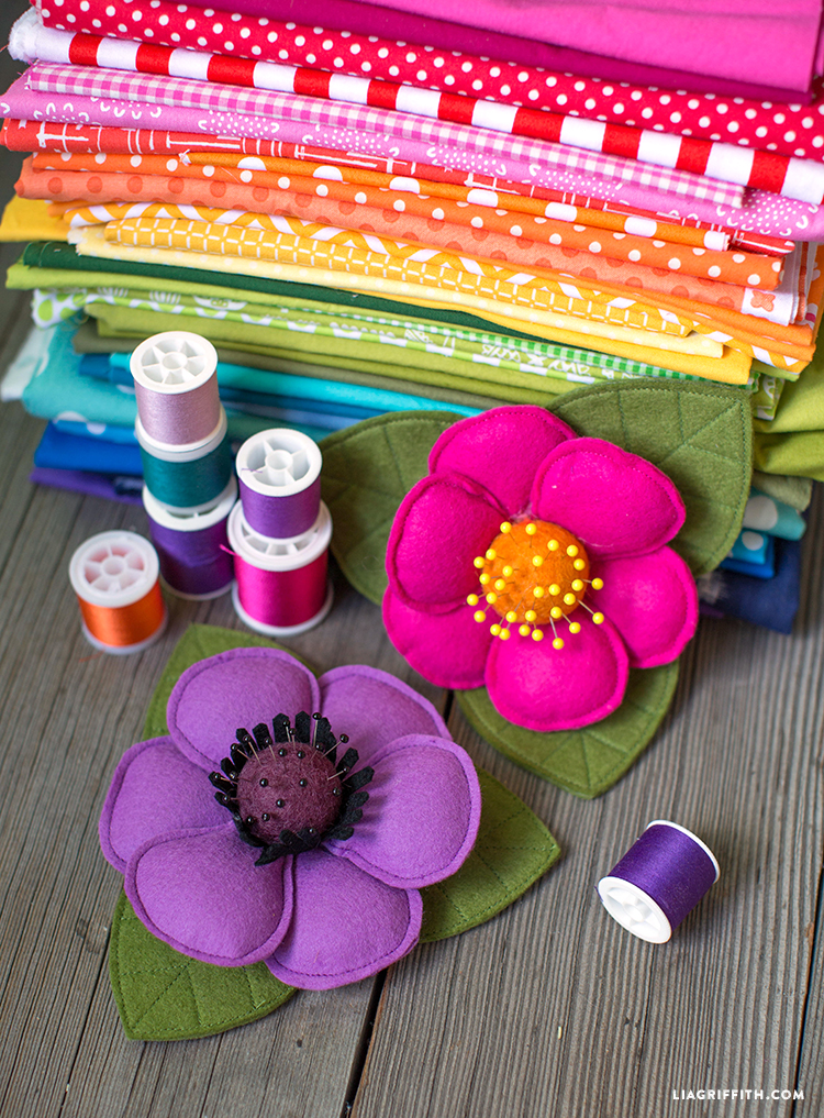 Felt Flower DIY Pincushion