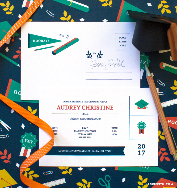 free graduation invitation printable