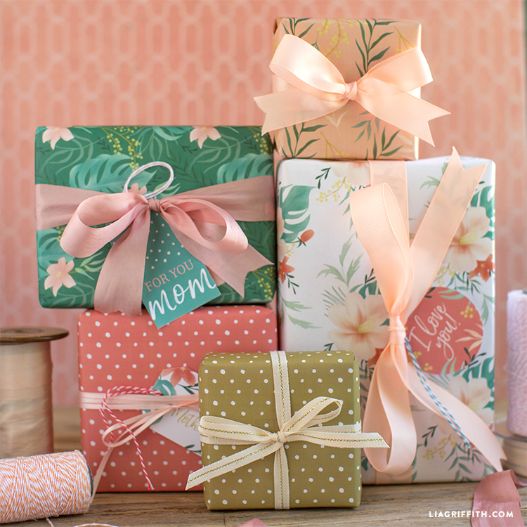 Printable Tropical Present Wrap graphic relating to Printable Gift Wrapper named Printable Tropical Reward Wrap