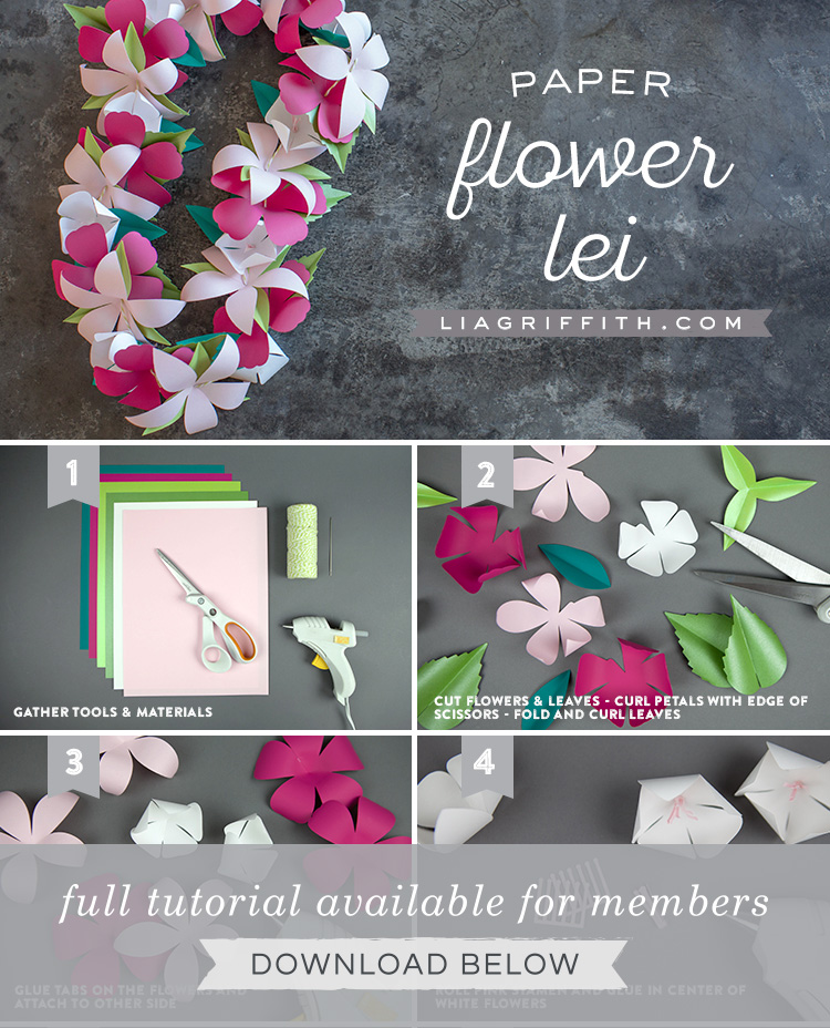 paper flower lei lia griffith paper flower leis
