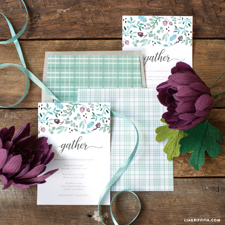 printable thanksgiving invitations lia