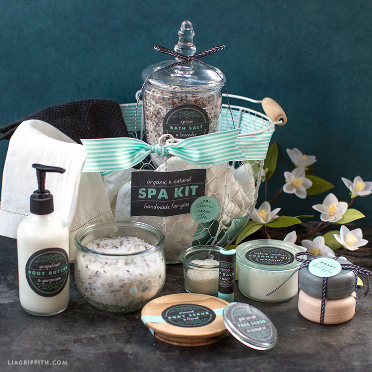 Editable Labels For The Ultimate DIY Spa Kit Editable Labels For The Ultimate DIY Spa Kit