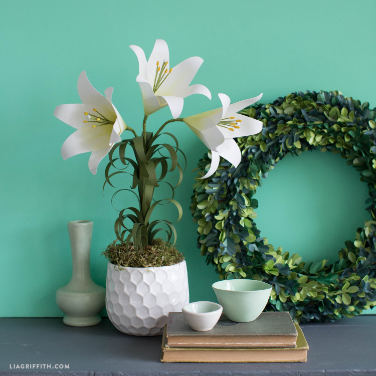 easter lily template