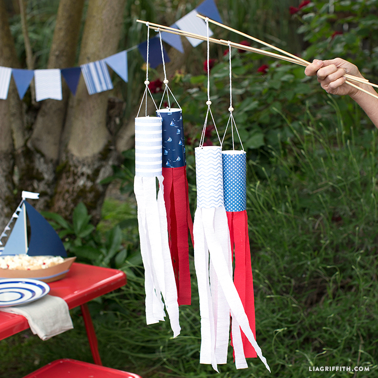 DIY Projects for Kids: Crepe Paper Windsocks