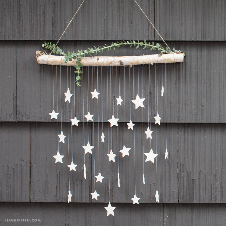 DIY Wall Decor: Hanging Clay Stars | Lia Griffith | Bloglovin'