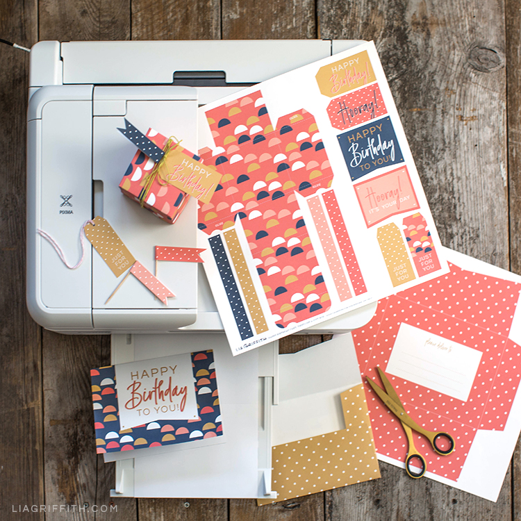 Canon S New Crafting Printer Printable Birthday Cards Lia Griffith