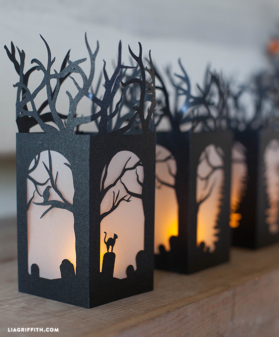 DIY Halloween paper lanterns
