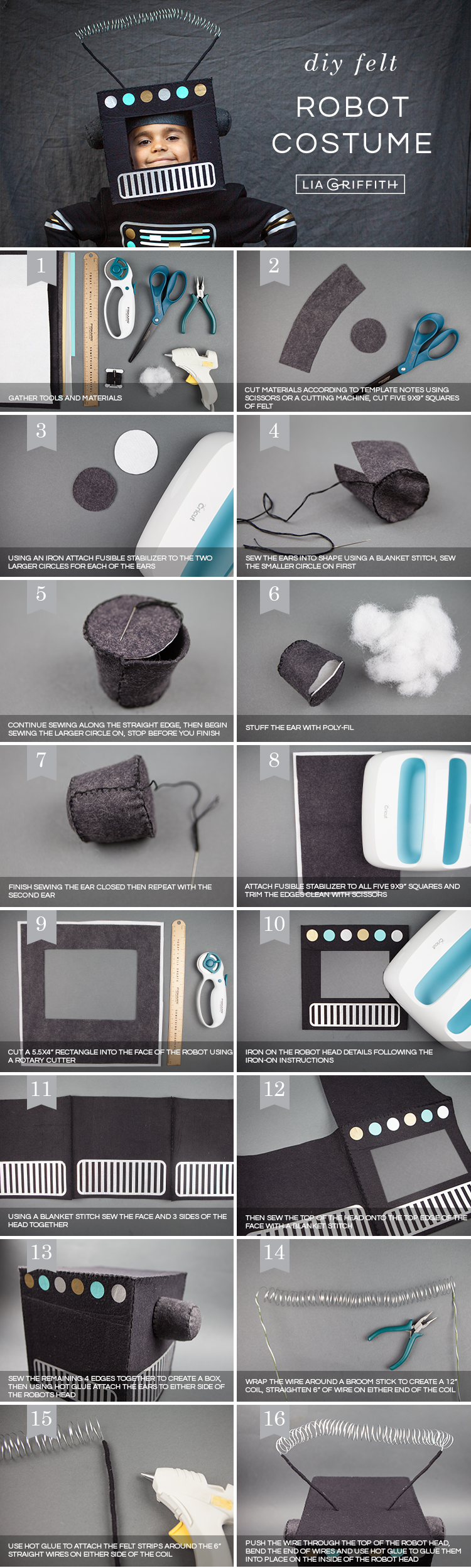 Photo Tutorial For Diy Robot Costume By Lia Griffith Photo Tutorial For Diy Robot Costume By Lia Griffith