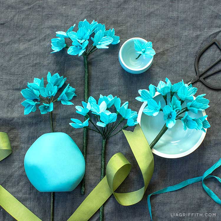 Video Tutorial Heavy Crepe Paper Hydrangea (Starter Pattern) Lia