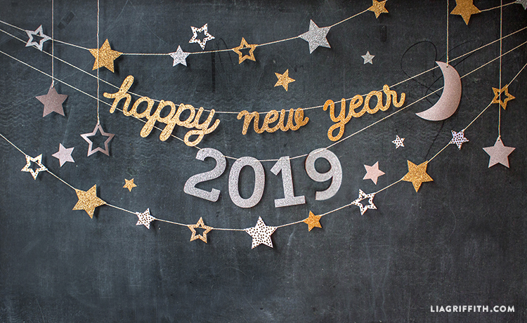 Contemporary Decades Eve 2019 Social gathering Decorations - Lia Griffith photograph relating to Happy New Year Banner Printable named Clean Several years Eve 2019 Social gathering Decorations - Lia Griffith