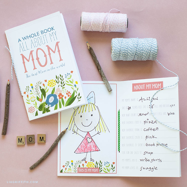 All More than My Mother: Printable Reserve for Moms Working day - Lia Griffith picture regarding All About My Mom Printable identify All Regarding My Mother: Printable Ebook for Moms Working day - Lia Griffith