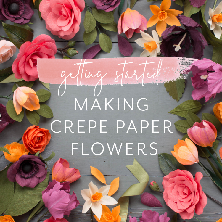 getting started making crepe paper flowers lia griffith paper flower making videos