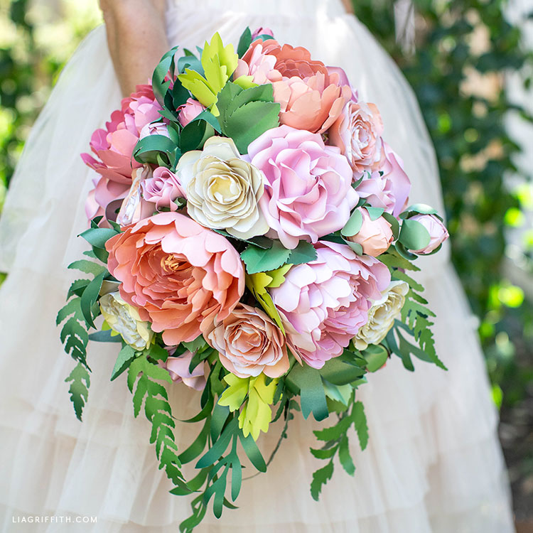 video tutorial arrange a paper flower vintage bridal bouquet paper flower bridal bouquet