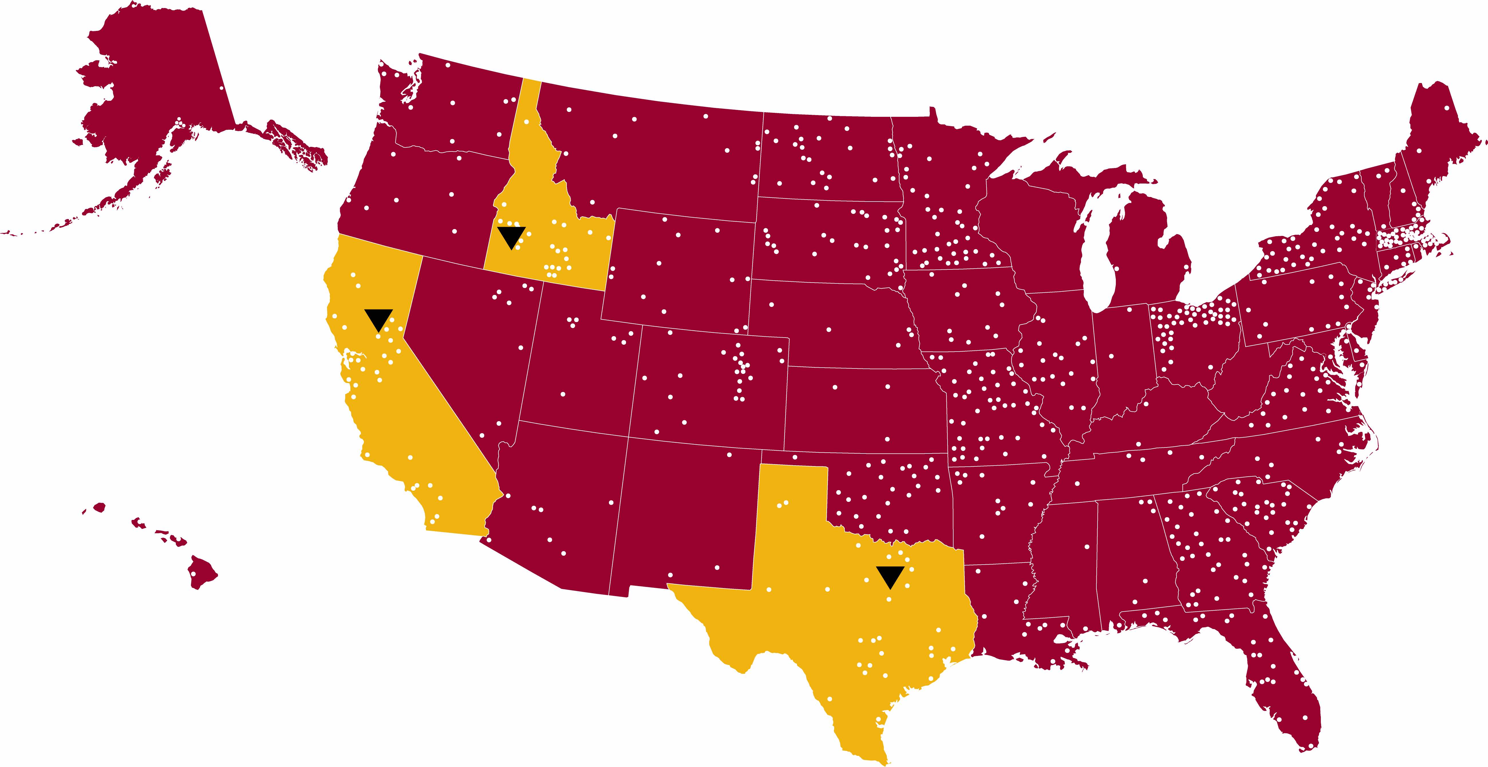 Customer Locations
