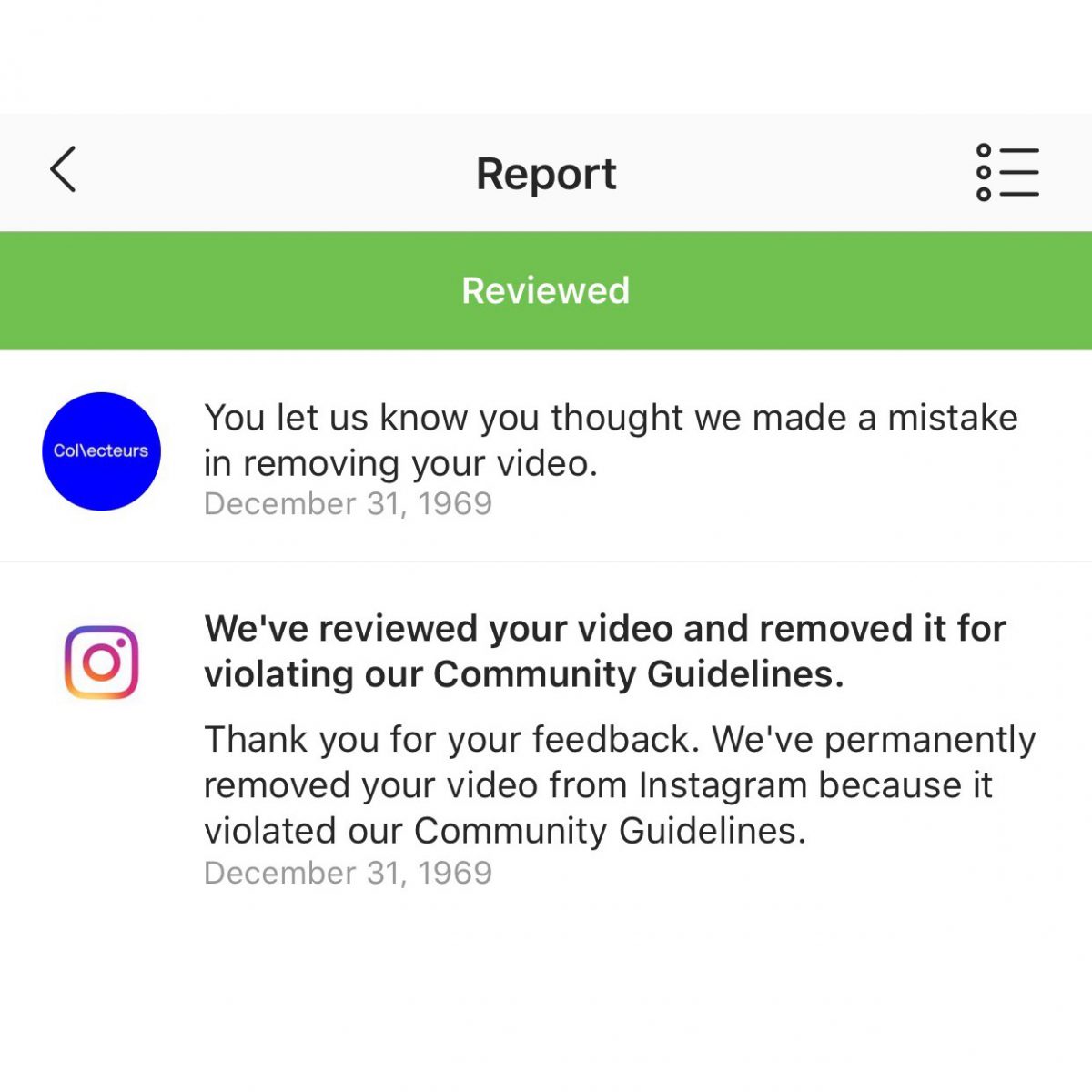Censorship, Shadow Banning & Punishment on Instagram Collecteurs