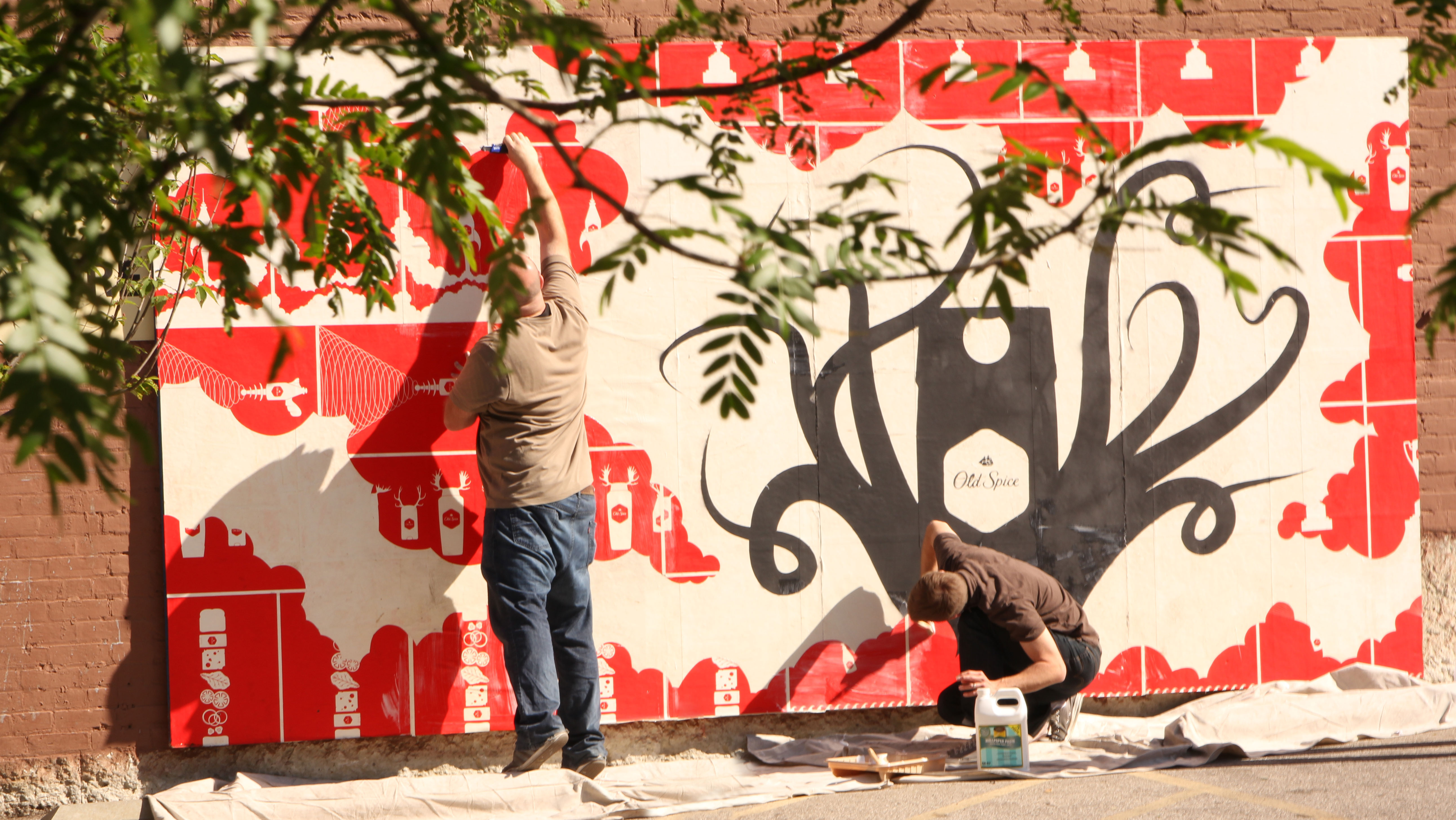 Old Spice Mural Activation