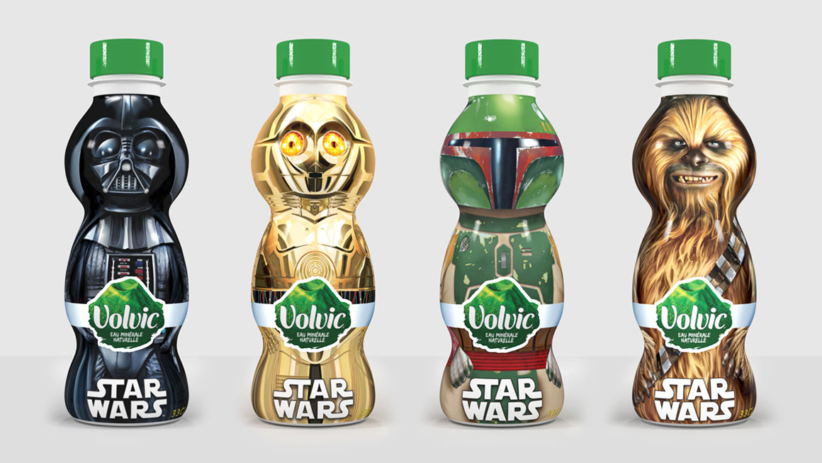 Volvic Star Wars Packaging