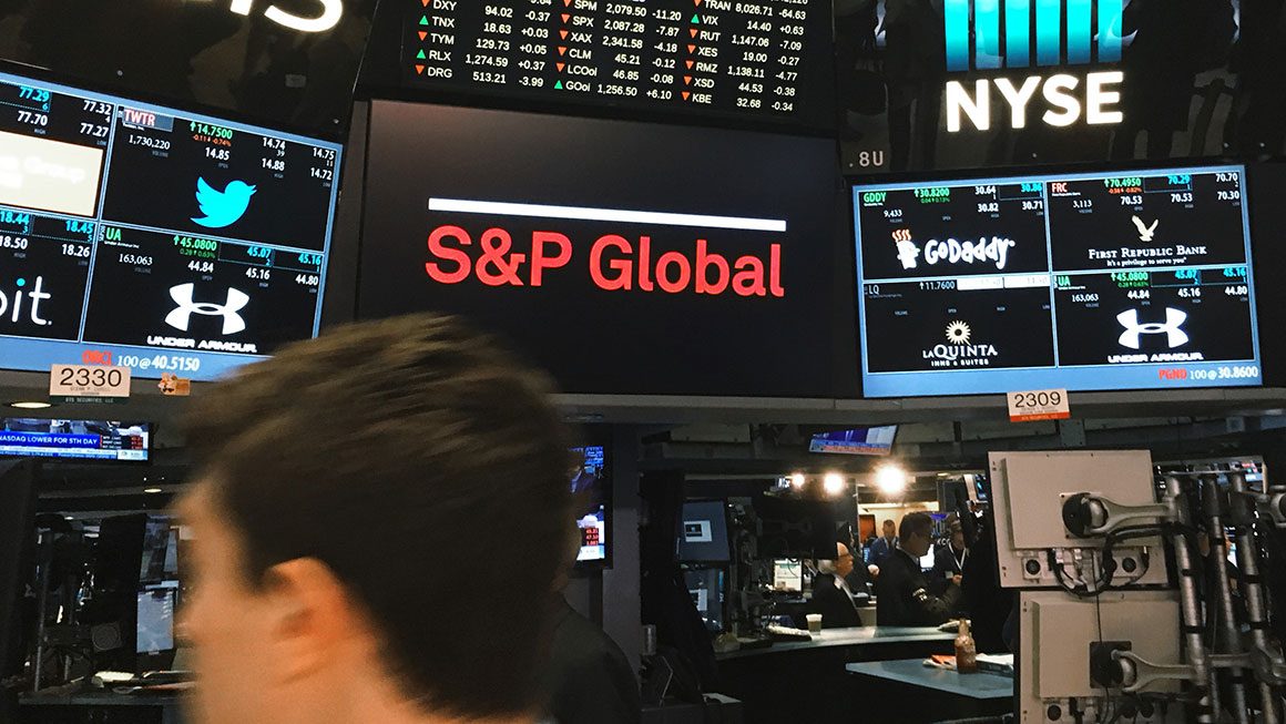 S&P Global trading room floor