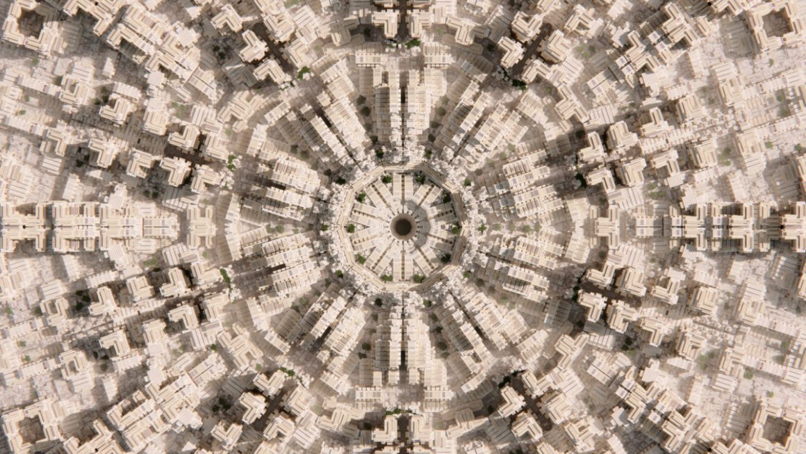 Architectural computer rendering