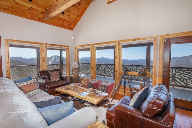 Carolina Cabin Rentals Divine View On Seven Devils Nc
