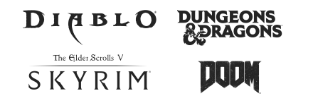 Diablo Dungeons & Dragons Skyrim Doom