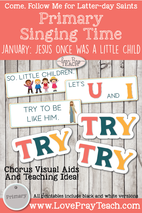 Come, Follow Me 2019-For Primary- Singing Time Helps, January:
