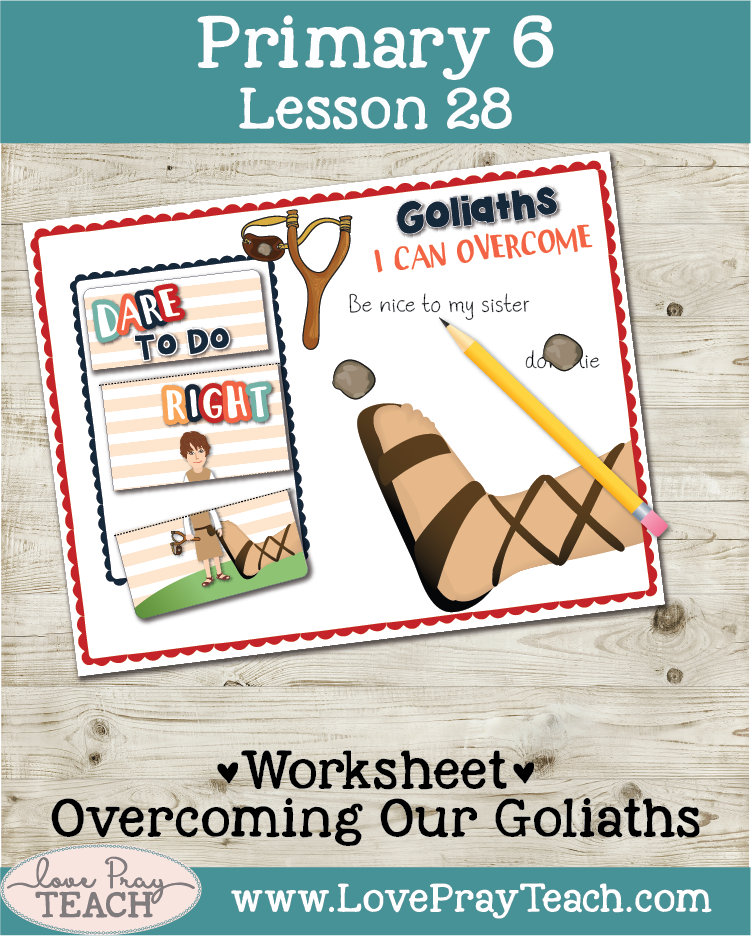 Primary 6 Lesson 28: David and Goliath