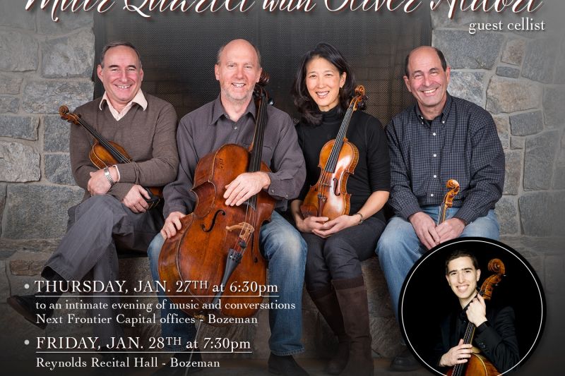 Oliver Aldort and the Muir String Quartet