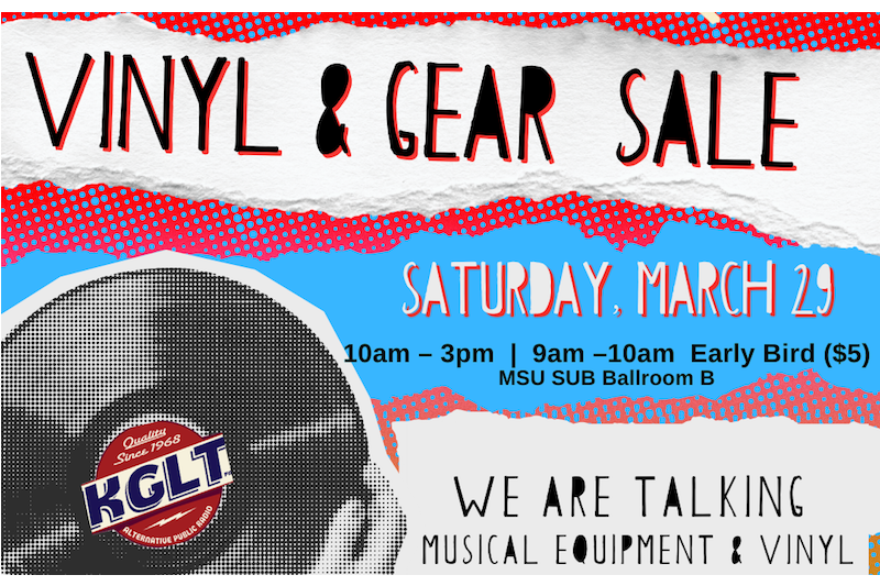 KGLT Vinyl and Gear Sale