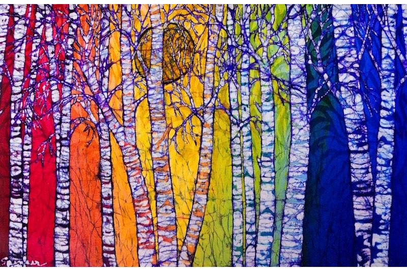 Exhibition: “Now and Then”, batik by Toni Spencer