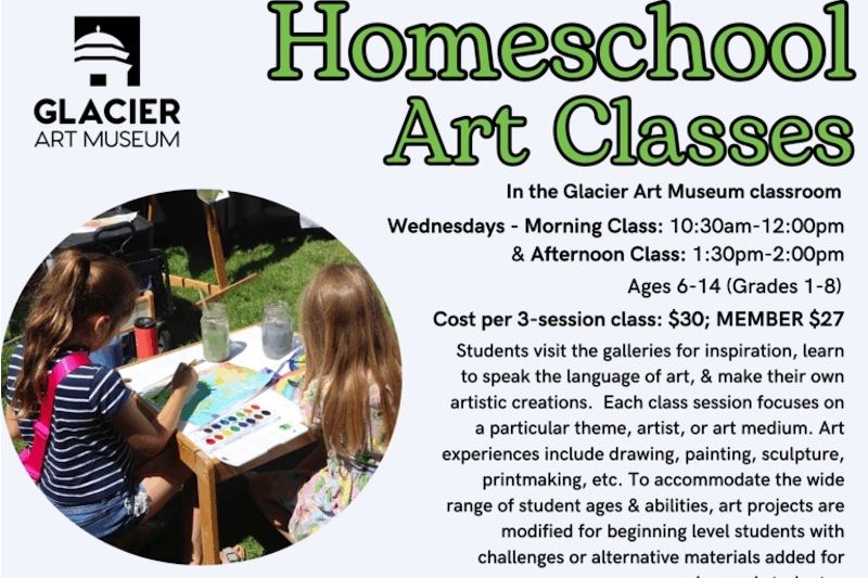 Homeschool Art Classes, Spring Session