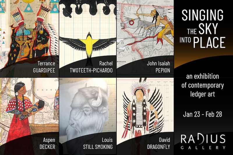 Exhibition: A Contemporary Ledger Art Exhibition, “Singing the Sky into Place”
