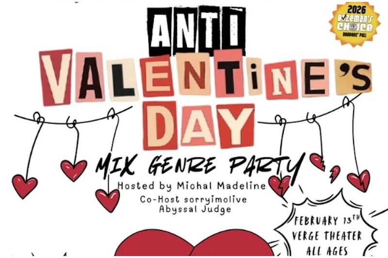 Third Annual Anti Valentine’s Day Mix Genre Party