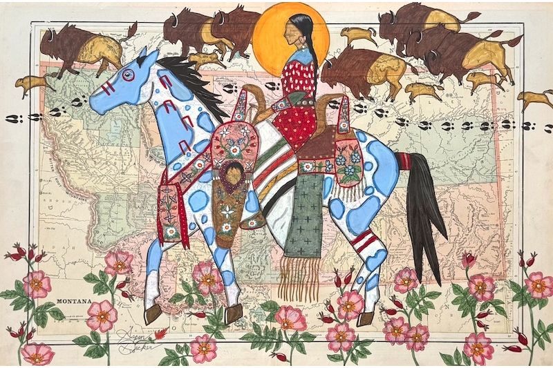 Q  eyq  ay 'Buffalo' is Our Good Medicine by Aspen and Cameron Decker