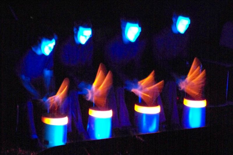 Black Light percussion