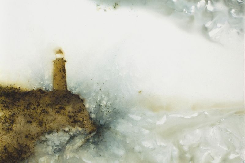 "The Lighthouse" gunpowder art by KJ Kahnle