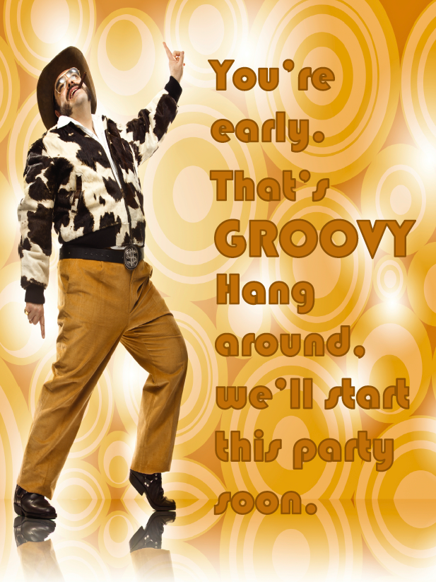 example of groovy welcome screen message we use for webinars and virtual training classes