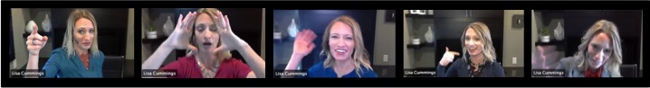 example letting you be you during virtual instructor led training VILT with natural expression