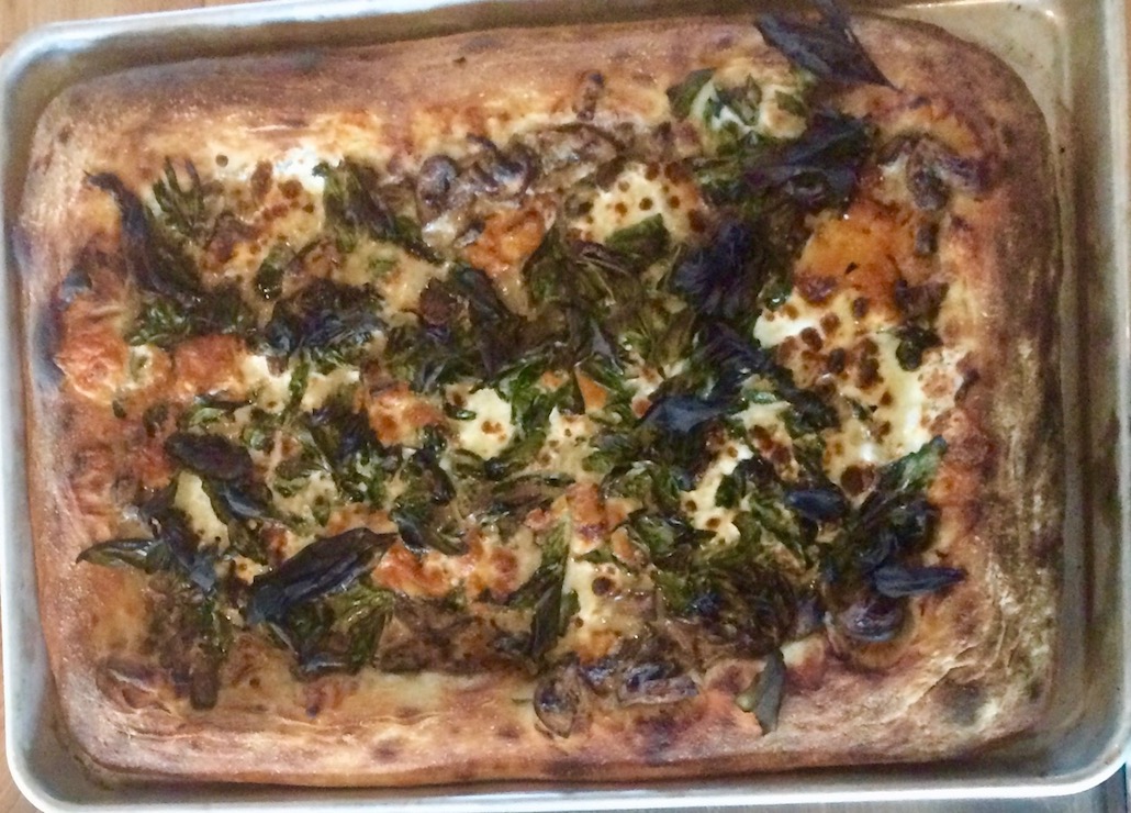 Lucas Bucci Chanterelle Pizza