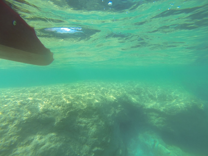 Explore underwater caves near Arch Rock