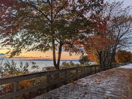 Mackinac Island Autumn colors on full display.
