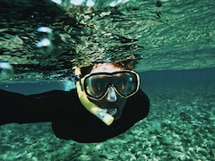 Snorkeling the Rock Maze near Arch Rock