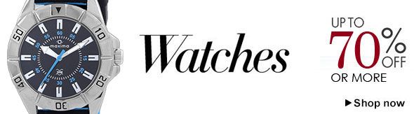 Up to 70% off on all Watches