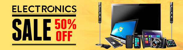 Great offers in electronic up to 50% off