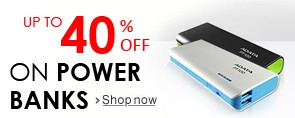 Power Banks up to 40% off
