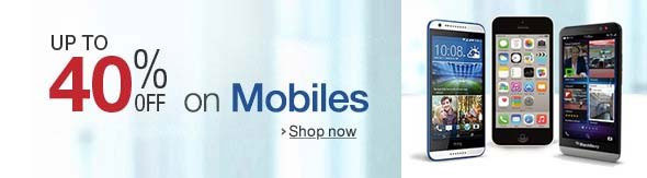 Upto 40% off on Smartphones