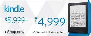 Rs.1,000 off on Kindle